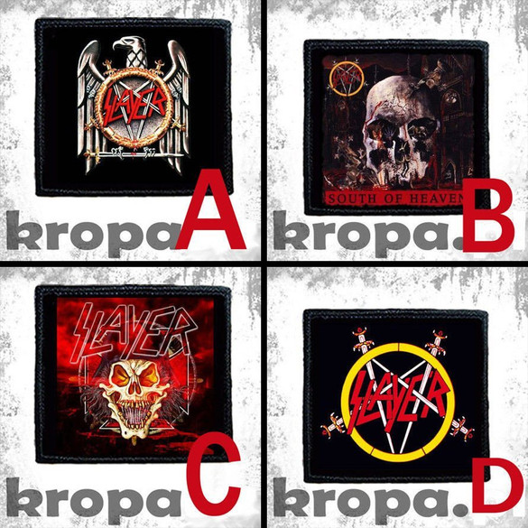 Naszywka SLAYER 8 X 8 cm Dużo Wzorów!