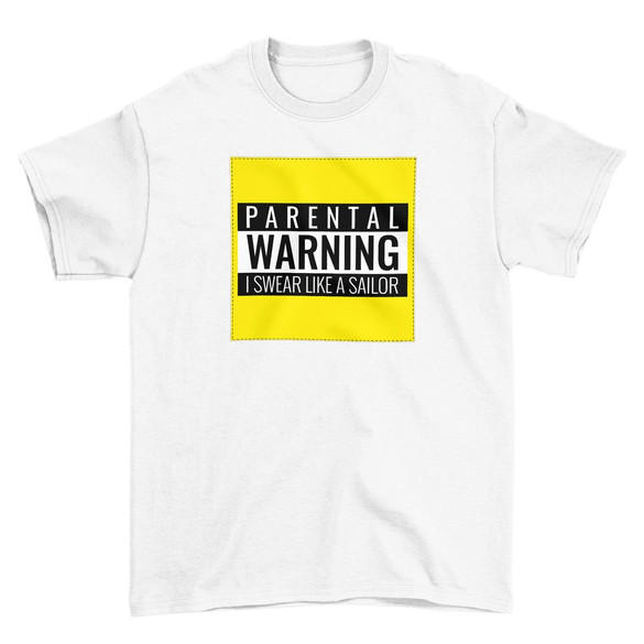 Koszulka z naszywką I swear like a sailor