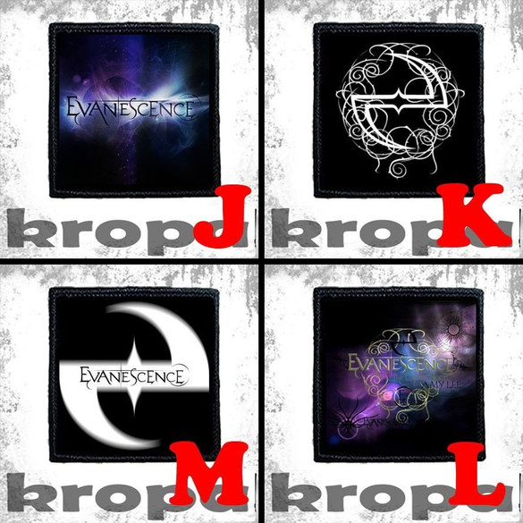 Naszywka EVANESCENCE 8 X 8 cm Dużo Wzorów!