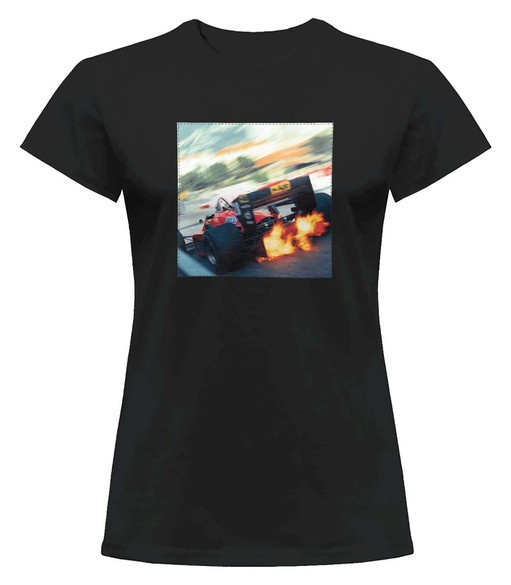 Bluzka damska z naszywką F1 car