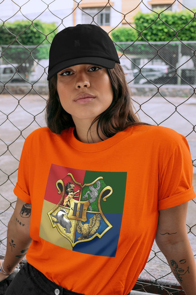 Koszulka z naszywką  Harry Potter logo 