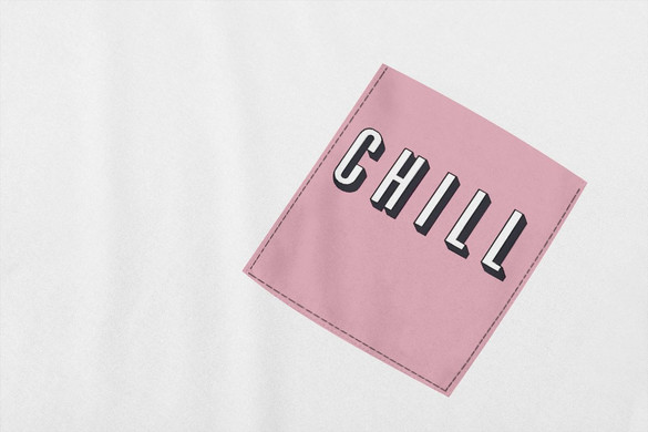 Koszulka z kieszonką CHILL