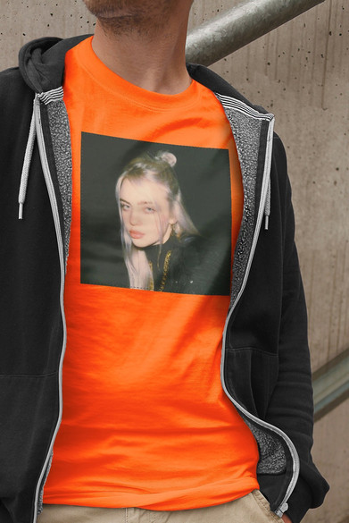 Koszulka z naszywką Billie Eilish 08