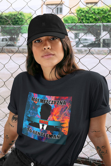 Koszulka z naszywką na Walentynki TWÓJ NAPIS