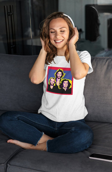 Bluzka damska z naszywką Bee Gees 02