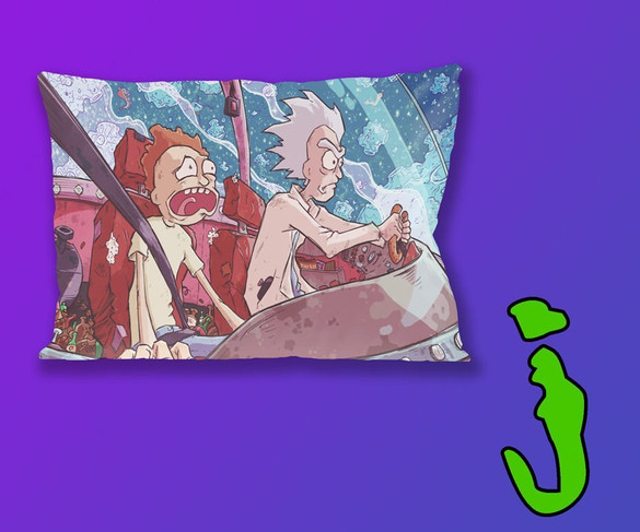 Poduszka RICK and MORTY 60x40cm WZORY + imię GRATIS