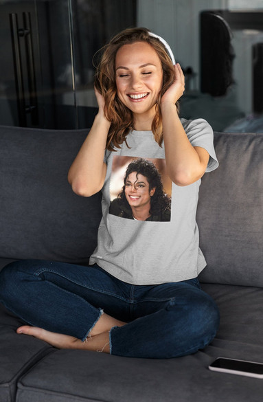 Bluzka damska z naszywką Michael Jackson 02