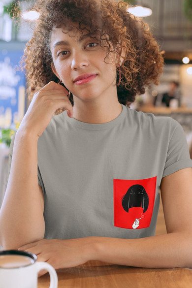 Koszulka z kieszonką PULP FICTION MIA