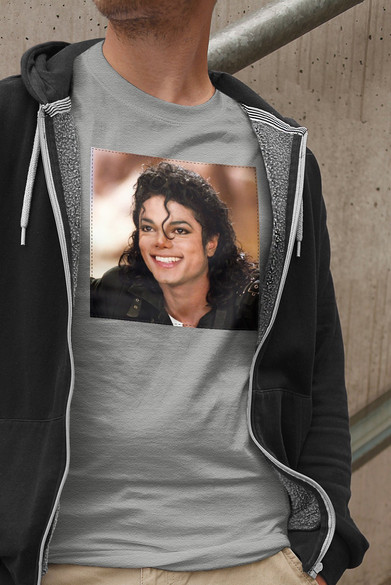 Koszulka z naszywką Michael Jackson 02