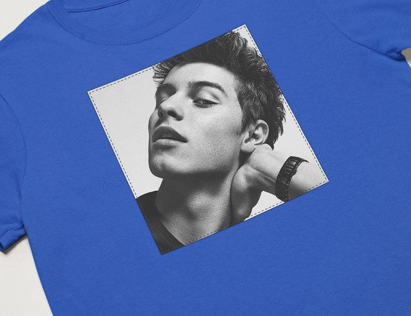 Koszulka z naszywką Shawn Mendes 01