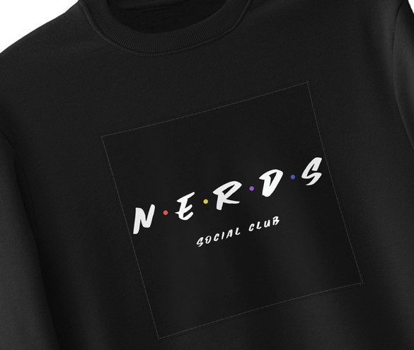 Bluza z naszywką Friends -NERDS