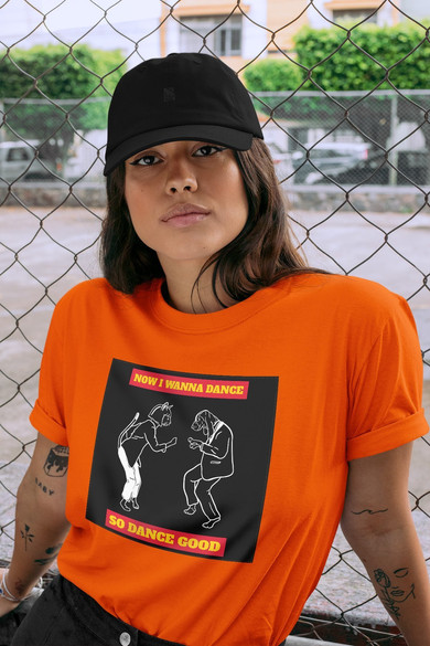 Koszulka z naszywką Now I Wanna Dance...