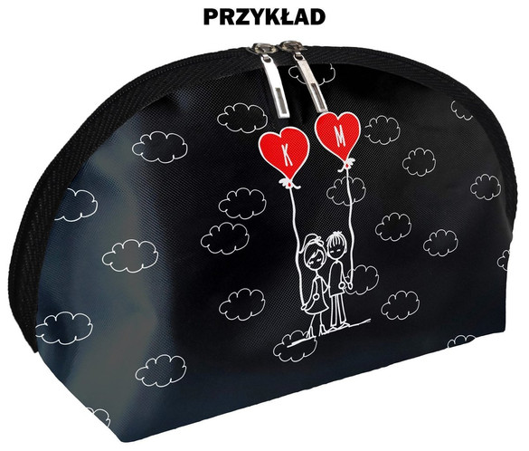 Kosmetyczka na Walentynki DODAJ NAPIS!