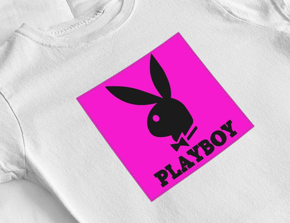Bluzka damska z naszywką PLAYBOY logo