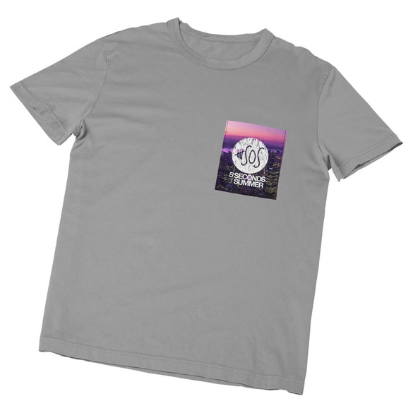 Koszulka z kieszonką 5 SECONDS OF SUMMER