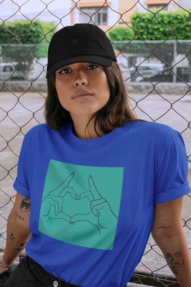 Koszulka z naszywką Serce