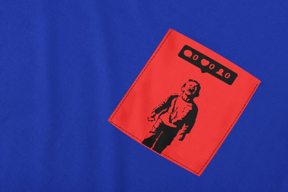 Koszulka z kieszonką BANKSY 02