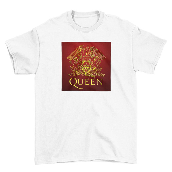 Koszulka z naszywką Queen logo red