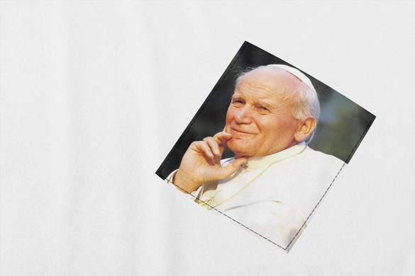 Koszulka z kieszonką Jan Paweł II