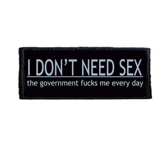 Naszywka I DON"T NEED SEX