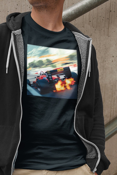 Koszulka z naszywką F1 car