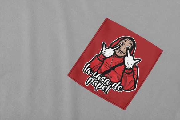 Koszulka z kieszonką DOM Z PAPIERU 01