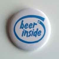 Przypinka średnia BEER INSIDE - 01