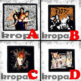Naszywka PARAMORE 8 X 8 cm Dużo Wzorów!