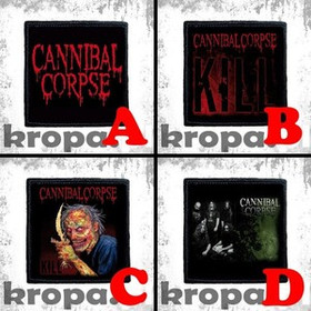 Naszywka CANNIBAL CORPSE 8 X 8 cm Dużo Wzorów!