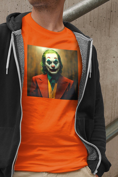 Koszulka z naszywką Joker Lift Scene