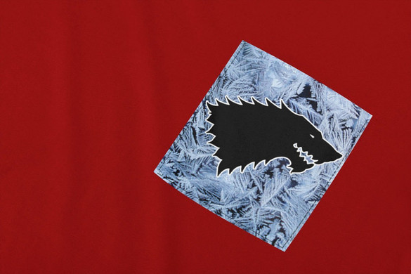 Koszulka z kieszonką GRA O TRON STARK