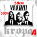 Poduszka NIRVANA  duża 58 cm 38 cm