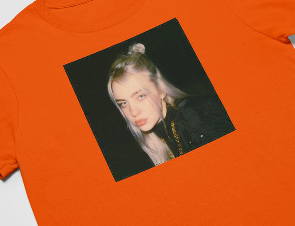 Koszulka z naszywką Billie Eilish 08