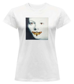 Bluzka damska z naszywką Milczenie owiec plakat