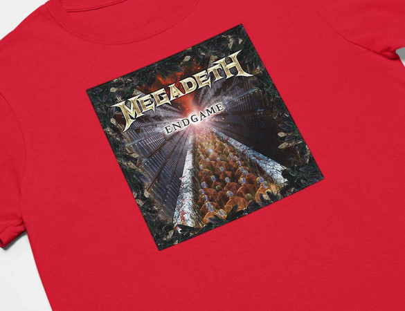 Koszulka z naszywką Megadeth Endgame