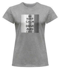 Bluzka damska z naszywką Audi Keep Calm