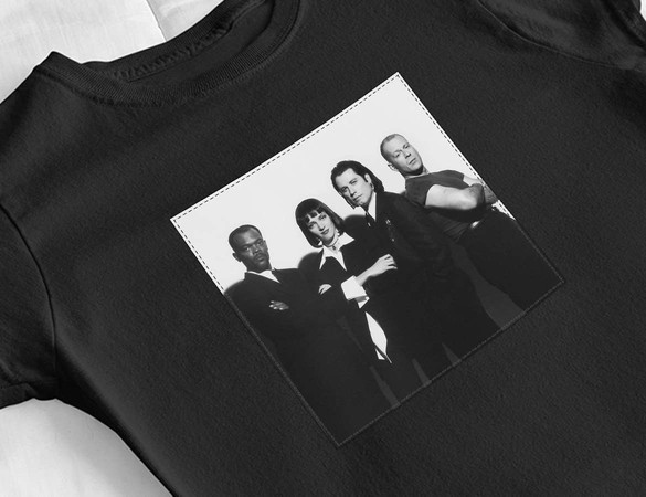 Bluzka damska z naszywką Pulp Fiction Squad 01