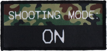 Naszywka dla strzelca Shooting Mode: ON