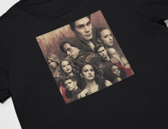 Koszulka z naszywką Riverdale squad