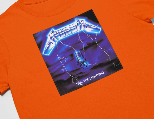 Koszulka z naszywką Metallica Ride the