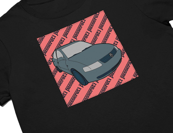 Koszulka z naszywką Volkswagen passerati