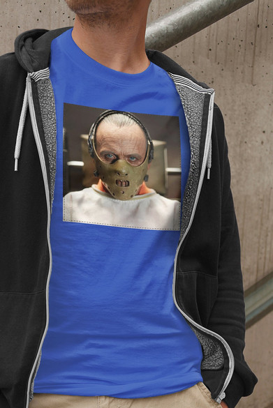 Koszulka z naszywką Hannibal Lecter