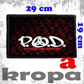Naszywka duża na ubranie P.O.D.