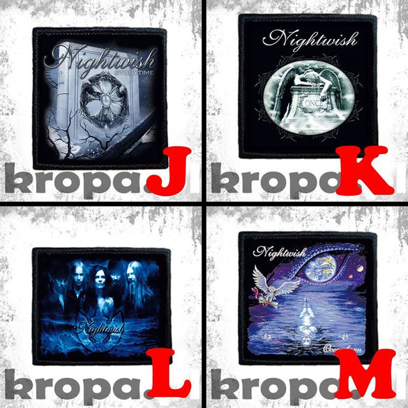 Naszywka NIGHTWISH 10 x 10 cm  Dużo Wzorów!