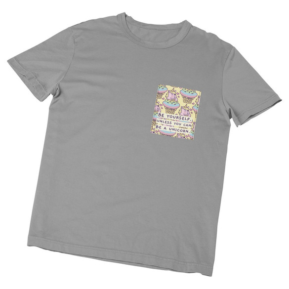 Koszulka z kieszonką BE A UNICORN 02