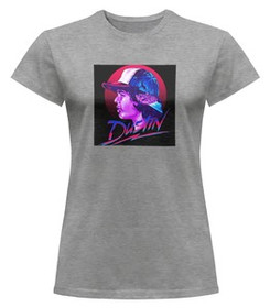 Bluzka damska z naszywką Stranger Things Dustin