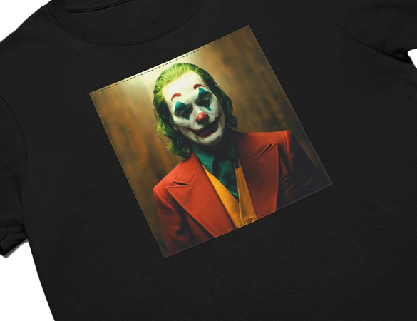 Koszulka z naszywką Joker Lift Scene