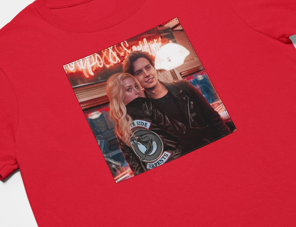 Koszulka z naszywką Riverdale Couple