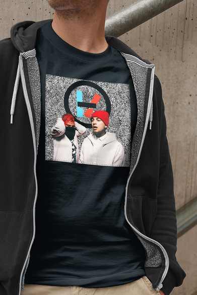 Koszulka z naszywką Twenty One Pilots 07