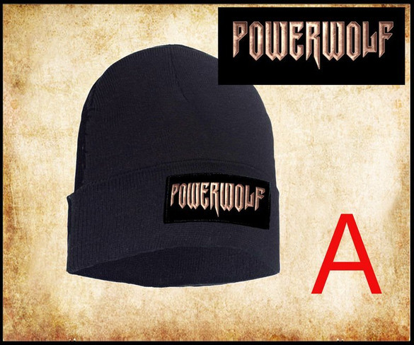 Czapka zimowa z naszywką POWERWOLF
